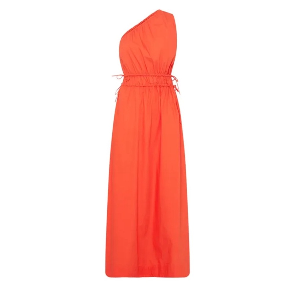 FAITHFULL THE BRAND ONE SHOULDER DRESS CINCH WAIST BRAND NEW WITH TAGS!